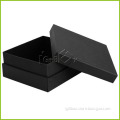 Black Rigid Cardboard Paper Gift Box for Jewelry Packaging